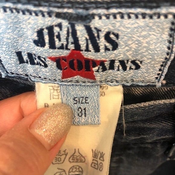 LES COPAINS Vintage highwaisted tapered flowy viscose Jeans, sz 28 - Picture 5 of 17